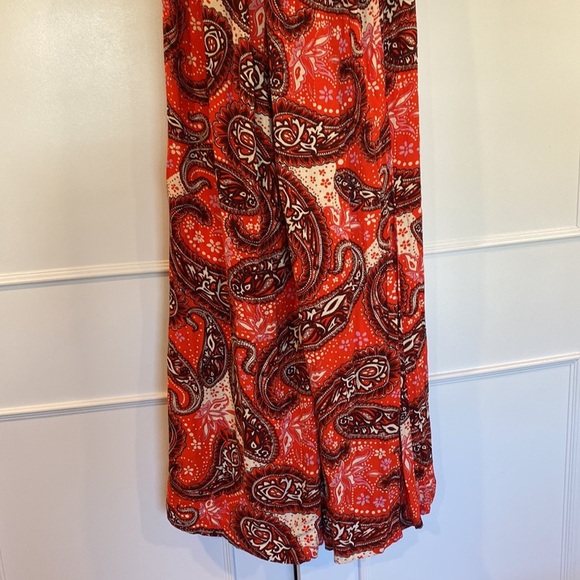 Free People Double Trouble Wide Leg Tiger Lily Combo Pants Size XS - Picture 8 of 13